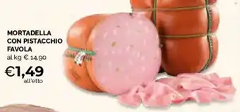 Mortadella con pistacchio favola