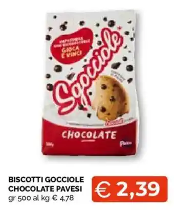 Biscotti Gocciolo Chocolate Pavesi