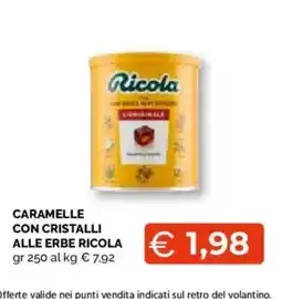 Mercatò Local Caramelle con cristalli alle erbe Ricola offerta