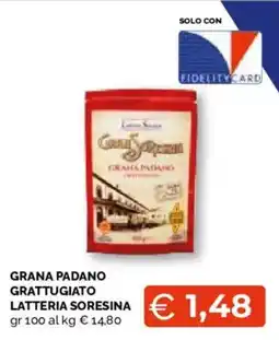 Mercatò Local Grana Padano grattugiato Latteria Soresina offerta