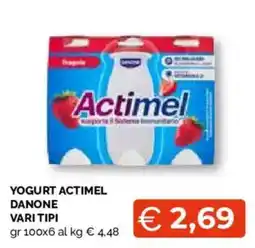 Mercatò Local Yogurt Actimel Danone offerta