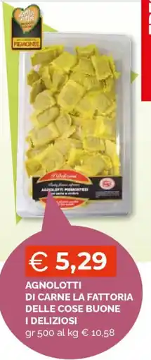Mercatò Local Agnolotti di carne La Fattoria delle cose buone offerta