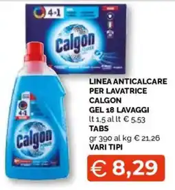 Mercatò Local Linea anticalcare per lavatrice Calgon offerta