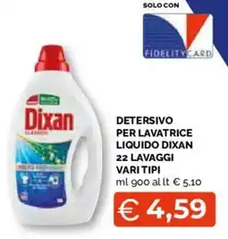 Mercatò Local Detersivo per lavatrice liquido Dixan offerta