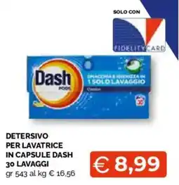 Mercatò Local Detersivo per lavatrice in capsule Dash offerta