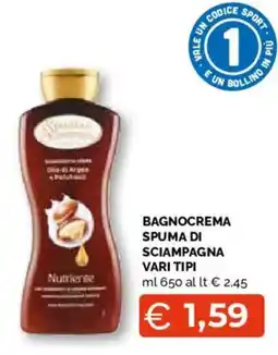 Mercatò Local Bagnocrema spuma di sciampagna offerta