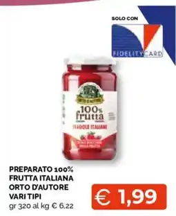 Mercatò Local 100% frutta fragole italiane offerta