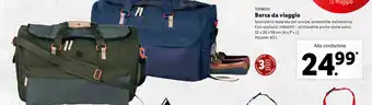 Lidl TOPMOVE Borsa da viaggio offerta