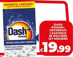 Pilato Dash+ Power detergente lavatrice in polvere offerta