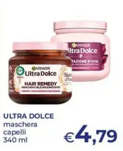 Pilato Garnier Ultra Dolce Hair Remedy maschera offerta
