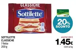 Superconti Sottilette classiche offerta