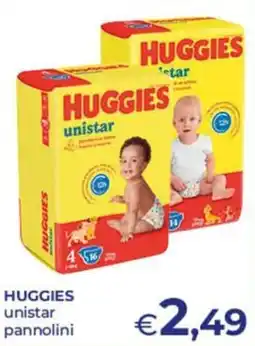 Pilato Huggies unistar pannolini offerta