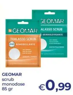 Pilato Geomar scrub monodose offerta