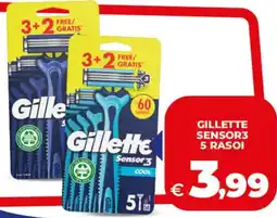 Pilato Gillette Sensor3 offerta