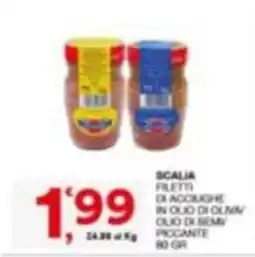 Quick Sisa Scalia filetti di acciughe in olio di oliva offerta