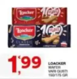 Quick Sisa Loacker wafer offerta