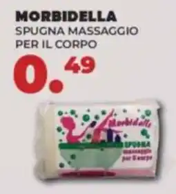 Amashop Morbidella spugna massaggio per il corpo offerta