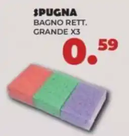 Amashop Spugna bagno rett. grande offerta