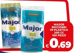 Pilato Major bicchieri in plastica offerta