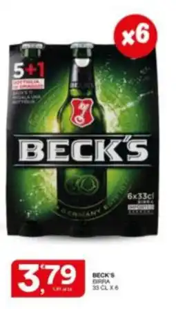 Quick Sisa Beck's birra offerta