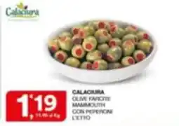 Quick Sisa Calacura olive farcite mammoth con peperoni l'etto offerta