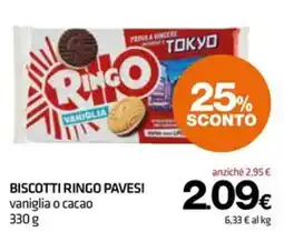 Superconti Biscotti Ringo Pavesi offerta