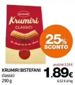 Superconti Krumiri Bistefani classici offerta