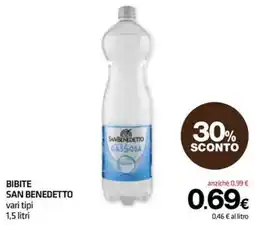 Superconti Bibite San Benedetto offerta