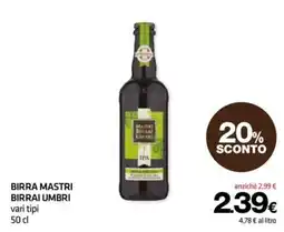 Superconti Birra Mastri Birrai Umbri offerta
