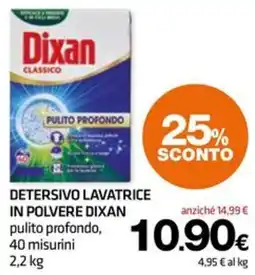 Superconti Detersivo lavatrice in polvere Dixan offerta