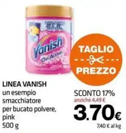 Superconti Vanish smacchiatore per bucato polvere, pink offerta