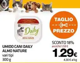 Superconti Umidocani daily almo nature offerta