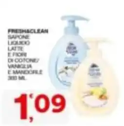 Quick Sisa Fresh&clean sapone liquido offerta