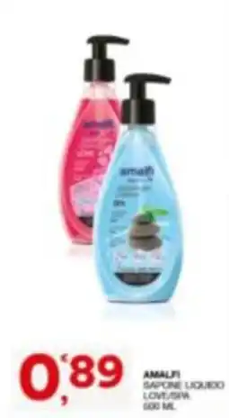 Quick Sisa Amalfi Sapone Liquido Love/Spa offerta
