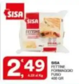 Quick Sisa Sisa fettine formaggio fuso offerta
