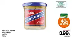 Superconti Filetti di Tonno Consorcio offerta