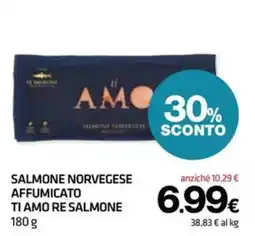 Superconti Salmone norvegese affumicato ti amo re salmone offerta