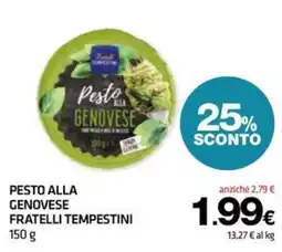 Superconti Pesto alla genovese Fratelli Tempestini offerta