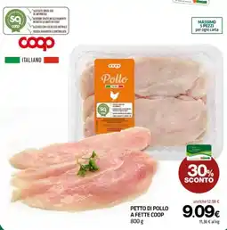 Superconti Petto di pollo a fette Coop offerta
