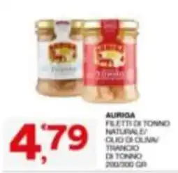 Quick Sisa Auriga filetti di tonno naturale offerta