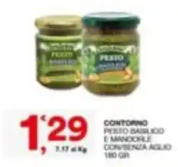Quick Sisa Contorno pesto basilico e mandorle con senza aglio offerta
