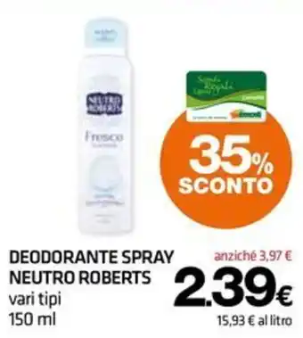 Deodorante spray Neutro Roberts