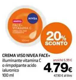 Superconti Crema viso Nivea Face+ offerta