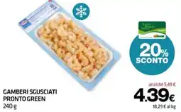 Superconti Gamberi sgusciati pronto green offerta