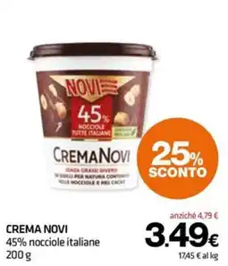 Superconti Crema Novi 45% nocciole italiane offerta