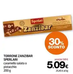 Superconti Torrone Zanzibar Sperlari offerta