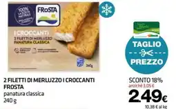 Superconti Filetti di merluzzo i croccanti frosta panatura classica offerta