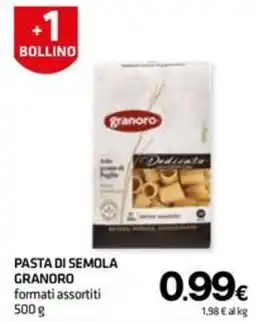 Superconti Pasta di semola Granoro offerta