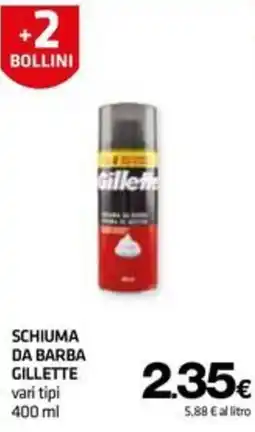 Superconti Schiuma da barba Gillette offerta