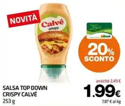 Superconti Salsa top down crispy Calvé offerta